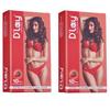 D'lay Dotted Real Feel Condoms for Men | Ultra Soft | For Extra Pleasure and satisfaction | Long Lasted, Lubricated | Strawberry Flavour Condoms - 10 (Pack of 2) view 1