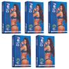 D'lay Dotted Real Feel Condoms for Men | Ultra Soft for Extra Pleasure and Satisfaction | Long Lasted, Lubricated | Mint Flavour Condoms - 10 (Pack of 5) view 1