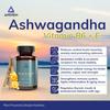 AMIHEM's Holistic Wellness Bundle: Grape Seed Extract Capsules, Spirulina Capsules & Ashwagandha Capsules with added Vitamin E & Vitamin B6 view 2