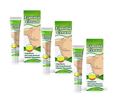 Lipoma Removal Cream Ointment Lipoma Elimination Cream for Treatment Cellulite Removal, Anti-Swelling Lymphatic Ointment Pack of 3