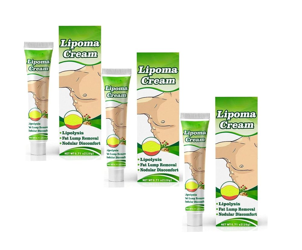 Lipoma Removal Cream Ointment Lipoma Elimination Cream for Treatment Cellulite Removal, Anti-Swelling Lymphatic Ointment Pack of 3