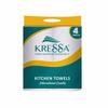 Kressa 2-Ply Kitchen Tissue Roll |Paper Towel | Pack of 4 Rolls x 60 Pulls |Total 240 Pulls (Pack of 4) view 1