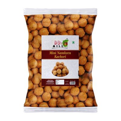 90's MILL Homemade Moong Dal Kachori||Baked Mung Dal Namkeen Kachauri||Chatpati Moong Dal Masala Kachaudee||Mini Kachori||Bachcho Ka Favourite Kachori Nashta Tasty Yummy Snack-850g*1Pack