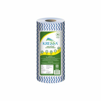 Kressa Non-Woven Kitchen Towel Roll | Reusable & Washable Cleaning Towel (Pack of 1)