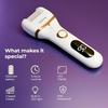 Lifelong 14-in-1 Rechargeable Callus Remover for Feet | Electronic Pedicure Kit with 3 Roller Heads, 2 Speeds, Fast Charging, Crack Heel Repair, Dead Skin Remover, IPX6 Waterproof Foot Scrubber view 4