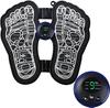 HEYOL Electric Foot Massager Pain Relief Mat Automatic Wireless Folding Massager for Foot,Legs,Hand Muscle Stimulator Therapy Mat for Men and Women (Multicolor,Set of 1) view 1