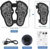 HEYOL Electric Foot Massager Pain Relief Mat Automatic Wireless Folding Massager for Foot,Legs,Hand Muscle Stimulator Therapy Mat for Men and Women (Multicolor,Set of 1) view 2