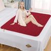 ADBENI HOME Quilted Cotton Waterproof Washable Incontinence Bed Pad, 30x36 Inch Maroon, Ecofriendly, Absorbent, Non-Slip Plaid Positioning, Leak Proof & Stain Free, Multi Purpose Utility Sheet view 1