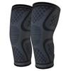 3D Knee cap Compression Support for Gym Running Cycling Sports Jogging Workout Pain Relief Exercise (LARGE, BLACK, PACK OF 1 PAIR) view 1