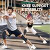 3D Knee cap Compression Support for Gym Running Cycling Sports Jogging Workout Pain Relief Exercise (LARGE, BLACK, PACK OF 1 PAIR) view 4