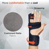 Vissco Boxer's Support Brace With Detachable Splints For Finger Fracture, Trigger finger - Left/Right hand (Black) view 3