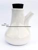 Healthcave Manual Ceramic Steam Inhaler Pot for Treatment of Cold Cough Sinus and Nasal Relief | White | Made In India view 2