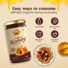 ANP BEE Raw Organic Honey 500gm Glass Jar I 100% Pure Natural NPOP Certified Lab Tested Unfiltered & Unprocessed Original Forest Honey I Helps in Curing Cold & Cough view 3