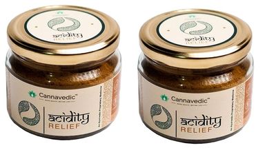 CANNAVEDIC Acidity Relief Churna, Ayurvedic Support for Acidity, Gas & Indigestion 100g (Pack of 2)