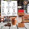 Brew Lab Chocolate Milkshake Mix | Rich Cocoa Powder Instant Drink Mix Rich Antioxidants 100 g view 4