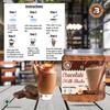 Brew Lab Healthy & Delicious Chocolate Milk Shake Mix || Chocolate Drink Mix Cocoa Powder || 250 g view 4