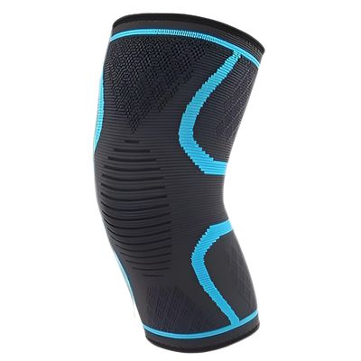 3D Knee Cap Compression Support Sleeve for Squats Pain Relief, Exercise, Gym, Running, Cycling, Knee Cap Guard Brace Knee Support for Men and Women Pack of 1 Piece (XL, BLUE)