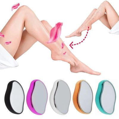 Pintram Hub Skin Care Hair Removal Eraser Physical Nano Glass Hair Remover Painless Epilator I Body Care Depilation Tools I (Assorted Color)