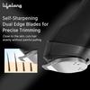 Lifelong Grooming Kit for Men, 13-in-1 Trimmer All in One | 1 Year Warranty | 90Mins Runtime, Rechargeable, Hair Trimmer for Men, Nose, Ear, Beard & Body Trimmer, Waterproof, 7 Length Settings,Black view 3