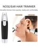 Elvana3 in 1 Electric Nose Hair Trimmer for Men& Women | Dual-edge Blades | Painless Electric Nose and Ear Hair Trimmer Eyebrow Clipper, Waterproof,(black) view 4
