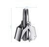 Dweezhet Stainless Steel Manual Mechanical Nose Trimmer Hair Removal Tool For Men And Women (5.3 X 3.5 CM) view 4