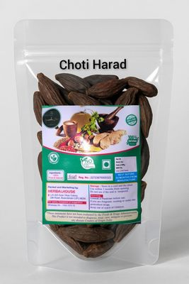 AYURVEDIC ZONE Harad Choti (400 gm) - Haritaki - Terminalia Chebula - Choti Harad Myrobalan - Kali - Black Himej - Black Small