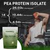 NAKPRO 100% Pea Protein Isolate, Vanilla - 500g | 26g Protein, 4.9g BCAA | Natural Vegan Plant Protein Powder | Easy To Digest | All Essential Amino Acids for Muscle Gain and Recovery view 4