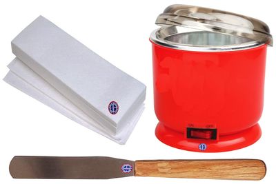 [Ear Lobe & Accessories] Waxing Combo Pack (1 PC Wax Heater | 40 PCS Wax Strips | 1 PC Wax Knife)