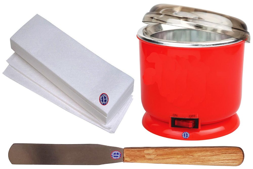 [Ear Lobe & Accessories] Waxing Combo Pack (1 PC Wax Heater | 40 PCS Wax Strips | 1 PC Wax Knife)