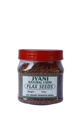 Jyani Natural Farm Flax Seeds 300g - Alsi Seeds | Rich in Fibre and Omega-3 | Flax Seeds for Hair Growth | Diet Food