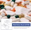 DIALDRCARE Pill Splitter for Small Pills Tablet Cutter with Storage Compartment Box (WHITE-PACK OF 1) view 4