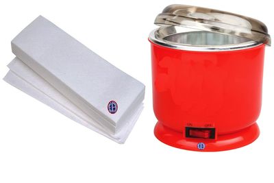 [Ear Lobe & Accessories] Waxing Combo Pack (1 PC Wax Heater | 40 PCS Wax strips)