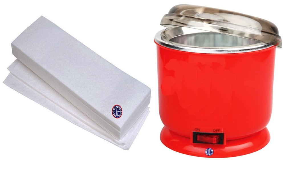[Ear Lobe & Accessories] Waxing Combo Pack (1 PC Wax Heater | 40 PCS Wax strips)