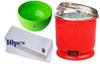 [Ear Lobe & Accessories] Waxing Combo Pack (1 PC Wax Heater | 40 PCS Wax Strips |1 PC Powder Bowl) view 2