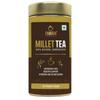 Chaiom - Energizing Millet Tea Blend with Green Tea and Ayurvedic Herbs -Energises Body and Mind 20 Pyramid tea bags in Tin pack view 1