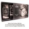 Chaiom - Retro Tea Culture 420g | Tea Gift boxes Combo 3 Exclusive Pack Of Darjeeling Tea, Assam Tea, English Breakfast Tea | Traditional chai tea | 60 Cup Tea view 3