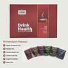 Chaiom - Drink Health Tea Gift Box 30 Tea Bags | 6 Assorted Herbal Tea & Green Tea Selection Box | 6 Flavors, 30 Tea Bags Gift Set view 3