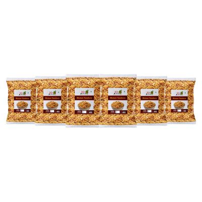 90's MILL Mix Farsan Besan Sev, Peanuts, Boondi - Misal Pav Farsan | Ready to eat Mixture Namkeen, Homemade and Lite Spicy Namkeen, Namkeen And Snacks | Made In Groundnut Peanut Oil-1Kg*6Pack