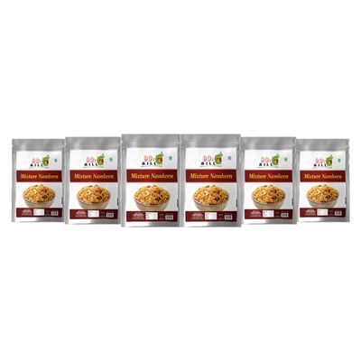 90's MILL Authentic Shahi Marwar Ki Special Rajwadi Mixture Namkeen | Tea- Time Munchies to Spend Time with Friends Family | Vegetarian | No Artificial Colours No Artificial Flavour-1Kg*6Pack