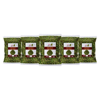 90's MILL Bombay Roasted Fried Spicy Green Peas/Chatpata Matar/Namkeen Peas||Namkeen Chatpata Matar/Roasted Peas Spicy Munching Crunchy Matar Namkeen Savoury Snack-900g*5Pack
