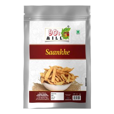 90's MILL Mathri | Nimki Matar Para Mathi | Evening Tea Time Snacks | Healthy Crispy Namkeen | Ready to eat Occasion Festival Snacks | Preservatives Free Suitable for Vegetarians-850g*1Pack