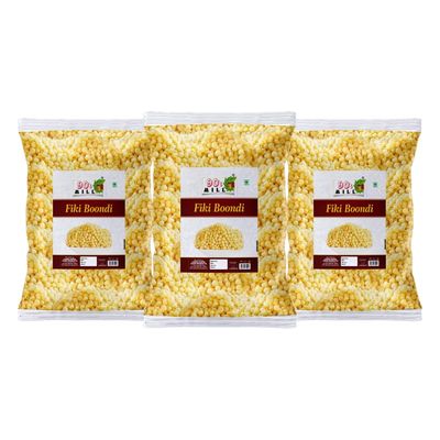 90's MILL Shekhawati Kara Boondi Fried crispy & spicy bengal gram flour balls||All time favourite indian snacks/Namkeen|Ready to eat No Preservatives Light snacks||Boondi for Raitha-900g*3Pack