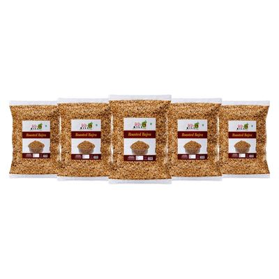 90's MILL Roasted Bajra Mix Namkeen Snacks for foodie Indians | Roasted Healthy Munchies | Diet Namkeen & Snacks High in Protein Bajra Puff Masala Evening Tea Time Roasted Snack-1Kg*5Pack