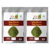 90's MILL Spicy Green Masala Peas Namkeen Snacks | Masala Matar | Sing Hara Matar Green Salty Masala Peas Vatana | Crunchy Roasted Green Peas | No Artificial Flavour-150g*2Pack view 1