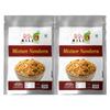90's MILL Gujarati Mix | Gujarati Namkeen | Spicy & Sweet in Flavour | Natural Flavouring Agent | Tea- Time Munchies to Spend Time with Family | Ready to eat Occasion Festival Namkeen-350g*2Pack view 1