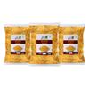 90's MILL Munching Salty Snacks Moong dal plain Namkeen snack | Utsav Festival Indori Snack Salted Yellow Moong Dal | Healthy Snacks for Foodie Indians | Made with Ground Nut Oil-280g*3Pack view 1