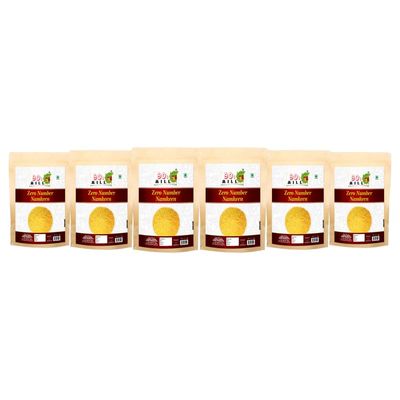90's MILL Rajasthani Homemade Handmade NAMKEEN SEV for BHEL CHAAT SEVPURI (Non Spicy) Zero sav Namkeen | Papdi Chaat Sev | Zero Number Sev Fiki SEV Barik Sev Dahi Bada Chaat Sev-1Kg*6Pack