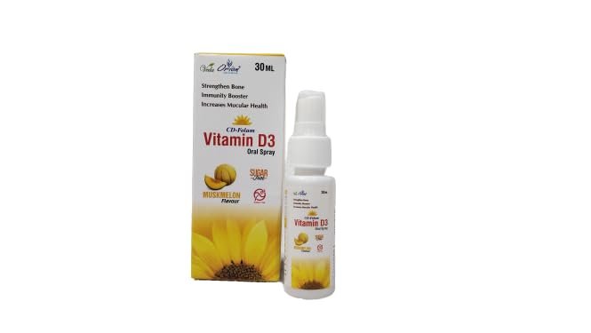 Orion Life Science Cd Folam Vitmin D3 Mouth Freshness Spray Instant Breath Freshener (Pack Of 3), 30 Milliliter