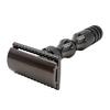 JAZZY PEARLS Zin Alloy Men Double Edge Safety Shaving Razor Beard Grooming Tool Black view 1