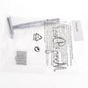 JAZZY PEARLS Men's Double Edge Safety Razor Alloy Classic Manual Shaving Shaver view 4